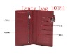 fashion red PU card bag