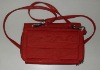 fashion red croco  cross body bandbag cellphone wallet case
