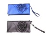 fashion rose satin evening bag clutch