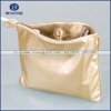 fashion satin cosmetic pouch with zipper