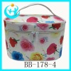 fashion satin printed cosmetic bags