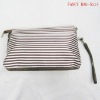 fashion satin zipper cosmetic bag