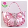 fashion shining pu handbag with diamond