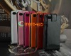 fashion shininng Genuine cow leather patent leather pouch case for iphone 4g 4s