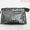 fashion shiny PU crocodile cosmetic bag