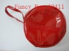 fashion shiny PU red makeup bag