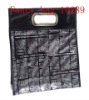 fashion shiny pvc handle bag