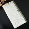 fashion silicone brand leather lady wallet 09001322