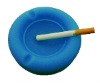 fashion silicone washable ashtray in round shape