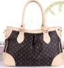 fashion spot double hundle PU 80cm strap handbag