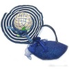 fashion straw bag beach bag with summer hat YH0102J