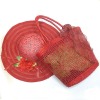 fashion straw cheap handbags shoulder and tote type