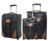 fashion style from wenzhou PU inside trolley luggage