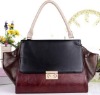 fashion style mix colour PU handbag 2012