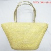 fashion wheat straw beach bag