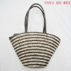 fashion wheat straw handle bag