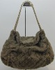 fashion winter fake fur lady handbag