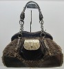 fashion winter fake fur lady handbag