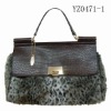 fashion winter fake fur lady handbag