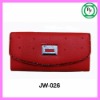 fashion women leather wallet with rhinestone, handbag