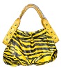 fashion zabra print ladies handbag