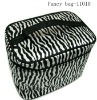 fashion zebra pattern cosmetic bag