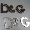 fashion zinc alloy letters name tag