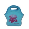 fashionable 3mm neoprene lunch  pouch with sublimation printing