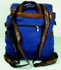 fashionable canvas backpack for ladies
