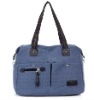 fashionable design canvas ladies leisure handbag(KY-00133)