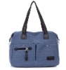 fashionable design canvas ladies leisure handbag(KY-00133)