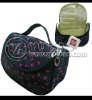 fashionable make up bag with mirror