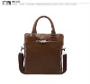 fashionable men leather army bag
