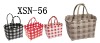 fashionable plastic handmade knitting fashion shopping basket