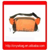 fashionable polyester waist bag custom with mobile phone holder