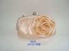 fashionable satin evening bag