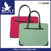 fashional ladies laptop bag with PVC handle