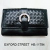 fashional purse  black pu wallet