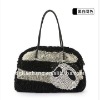 fashional pvc woven handbag