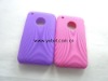 fingerprinted silicone skin  for iphone 3g