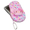 flannelet   fashion mobile phone pouch