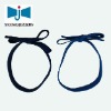 flat ribbon bow with elastic loop