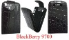 flip crocodile leather case for blackberry 9700
