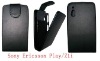 flip leather case for SonyEricsson Play/Z1i