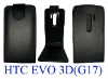 flip leather case for htc EVO 3D/G17