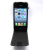 flip leather case for iphone 4