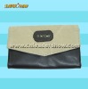 flocking pvc leather wallet/purse