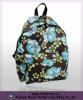 floral backpack bag in 600d polyester