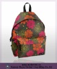 floral backpack bag in 600d polyester