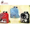 floral backpack with full printing